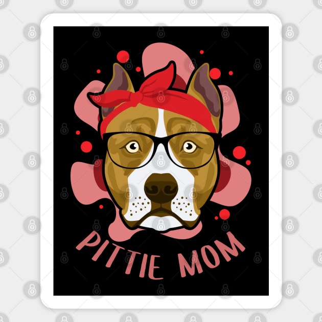 Pittie Dad | American Pit Bull Terrier Owner Gift Magnet by Streetwear KKS